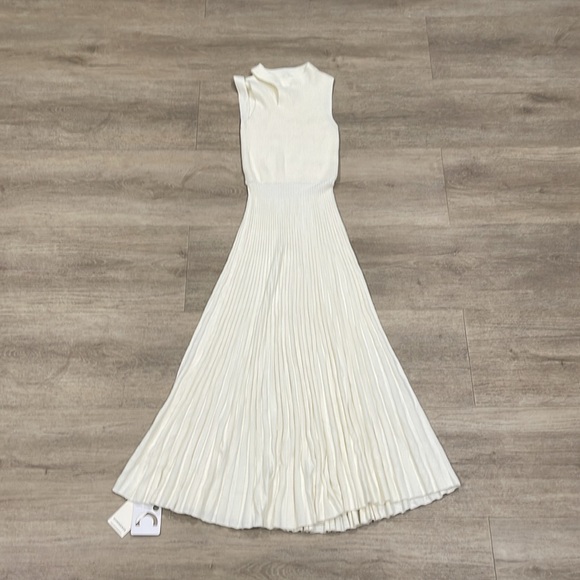 Commense Vanilla Cutout Rib Midi Sweater Dress - Picture 5 of 8